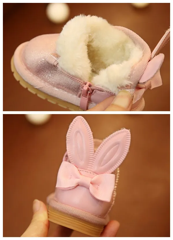

Winter New Baby Girl Cotton-Padded Shoes Toddler Boys Snow Boots Infant Warm Boots
