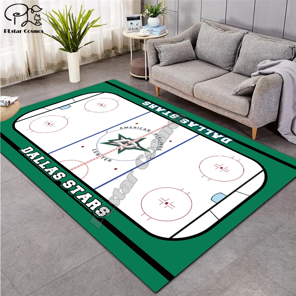 

ice hockey carpet Anti-Skid Area Floor Mat 3D Rug Non-slip Mat Dining Room Living Room Soft Bedroom Mat Carpet style-05