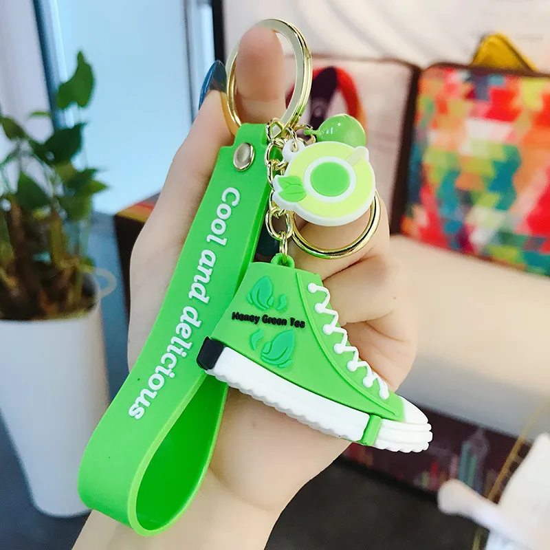 Модный 3d резиновый холщовый фотографический брелок для ключей автомобиля в виде