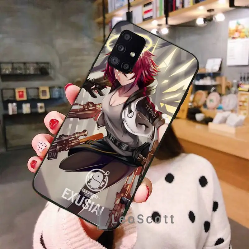

Exusiai Arknights Phone Case For Samsung A40 A31 A50 A51 A71 A20E A20S S8 S9 S10 S20 Plus note 20 ultra
