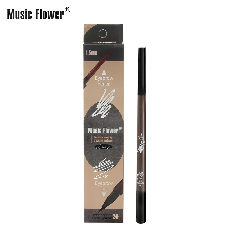 

Music Flower 1 PCS Waterproof Eyebrow Pencil Tattoo Eyebrow Pen Sketch Liquid Eyebrown Soap Brows Enhancer Eyelashes Makeup