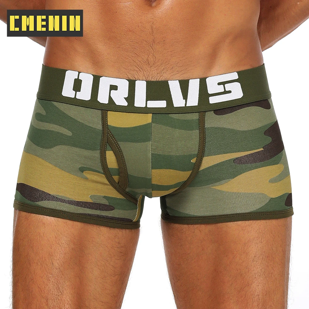 

CMENIN ORLVS High Quality Nylon Sexy Men Underwear Boxer Trunks Breathable Mens Boxershorts Underpants Boxers OR140