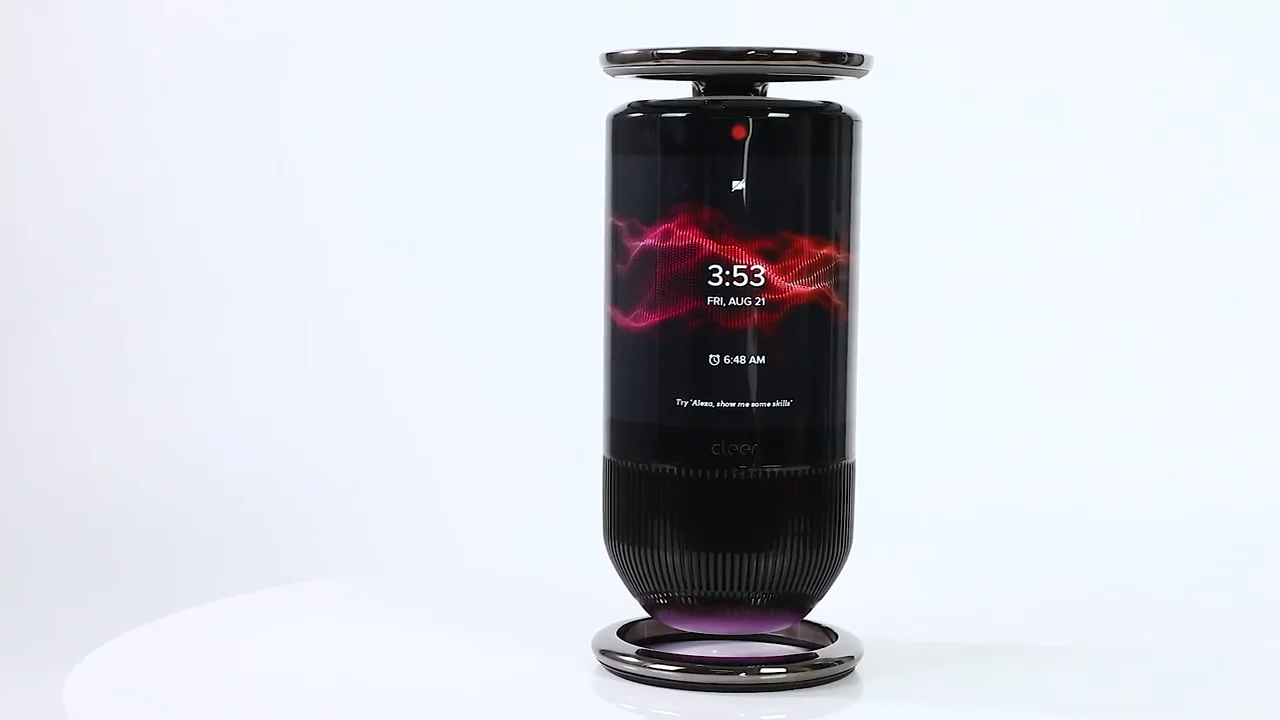 

Светодиодный ЖК-дисплей MIRAGE AMO беспроводной динамик Alexa 3D Музыка Светодиодный светильник с изогнутым экраном портативный wifi smart