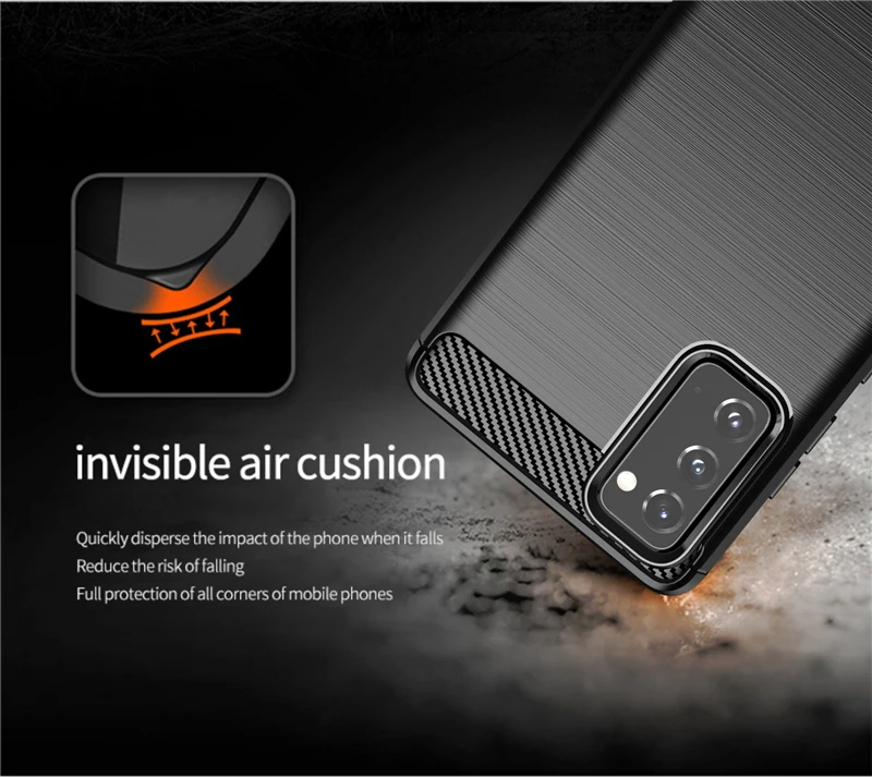 for samsung galaxy s22 case samsung s20 fe case rubber carbon soft silicone cover for galaxy s20 fe s21 fe s22 ultra plus case free global shipping