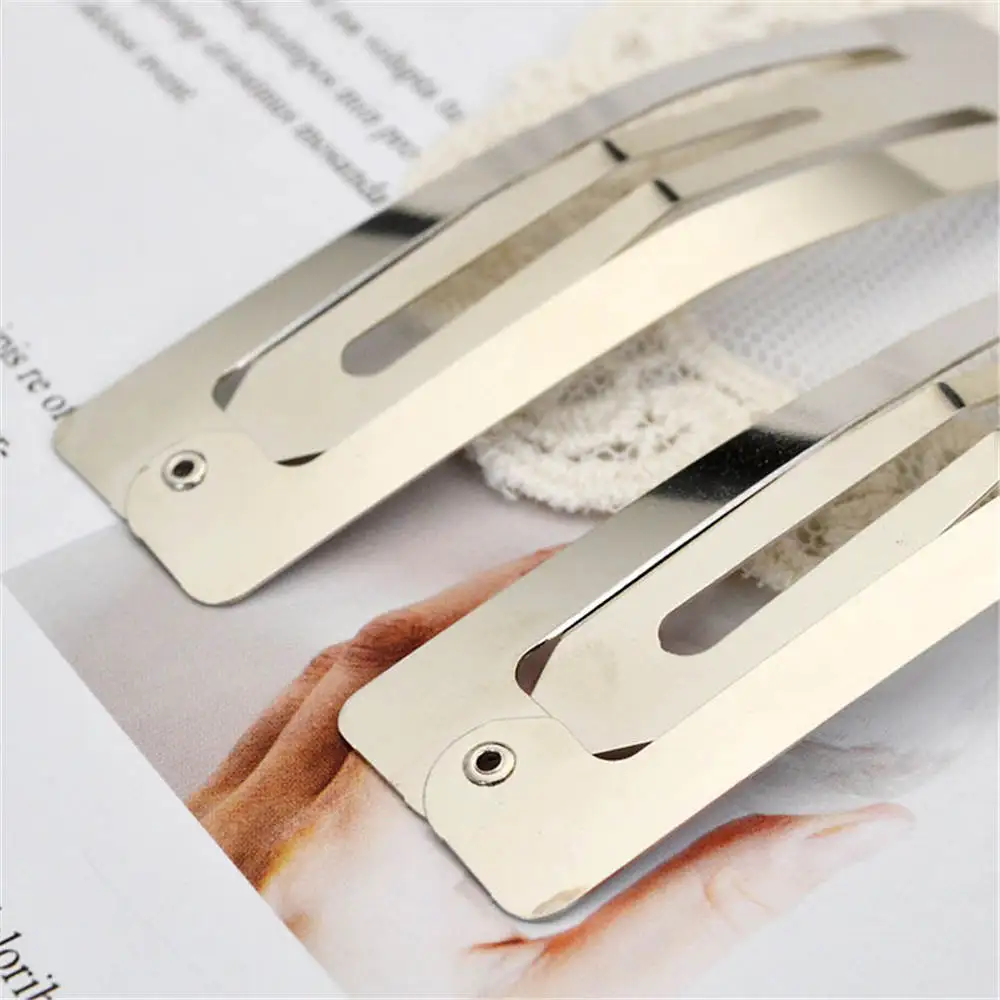 1 шт. квадратные металлические детские серебряные DIY заколки для волос заколка