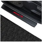 Виниловая наклейка из углеродного волокна, Защитная Наклейка на порог автомобиля для MAZDA MX5