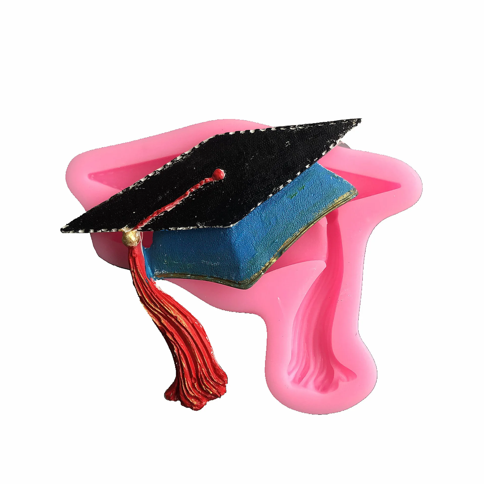 Докторская шляпа свиток помадка торт украшение силиконовая капля плесень 010054 |