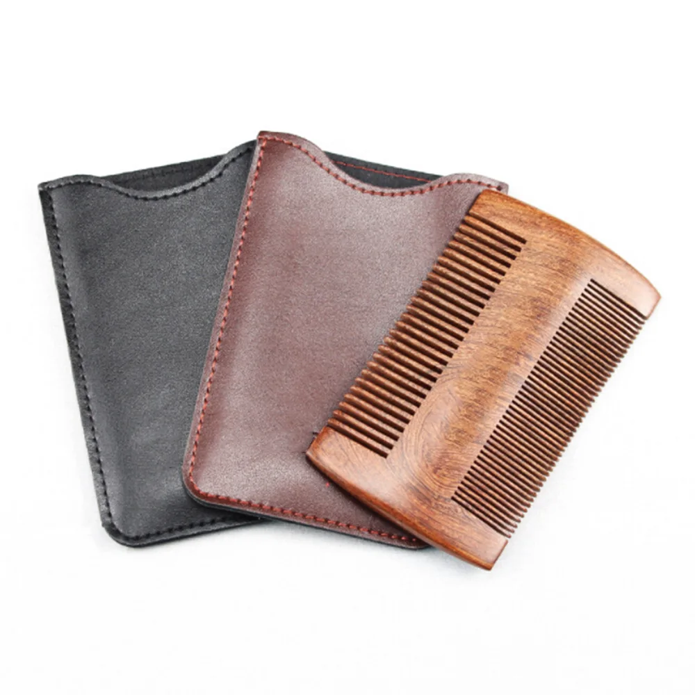 Новый натуральный сандаловое дерево деревянная расческа Антистатическая борода