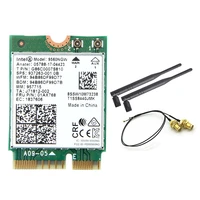 dual band 1 73gbps wifi card for intel 9560 9560ngw wireless bluetooth 5 0 ngff m 2 key e 2 4g5ghz with antennas for desktop