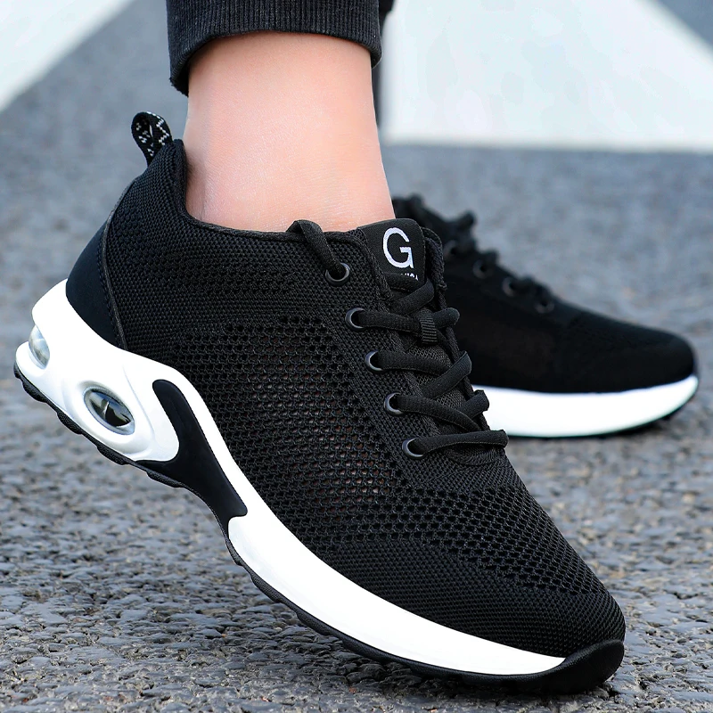 

Men Steel Toe shoes Work Safety boots Plus Size 48 Breathable Lightweight Puncture-proof Safety Shoes For Men Sneakers 2021