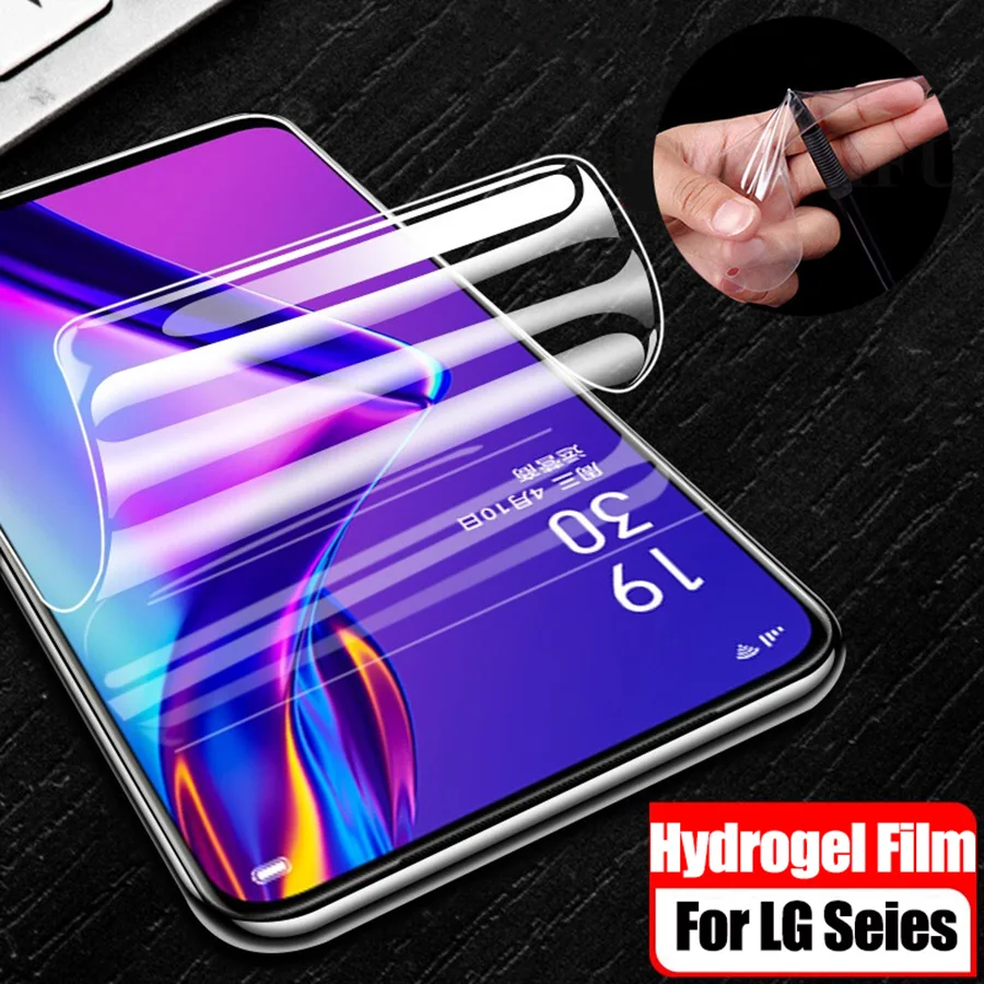 20D мягкая защитная Гидрогелевая пленка для LG G5 G6 G7 G8 ThinQ Q7 Q6 Plus V20 V30 V40 V50 K12 из