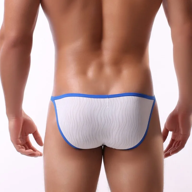 

Mens Briefs Jock Strap Sexy Bugle Pouch Underwear Striped Panties String Thongs Calzoncillos Breathable Bikini Tanga Swimwear