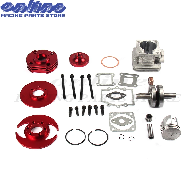 

44mm accessory Racing Big Bore 53cc 54cc Top Kit Piston 49cc 2-stroke Engine Pocket Bike Dirt ATV Motorcycle Group-5