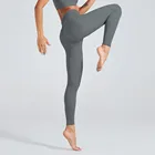 Леггинсы женские для фитнеса с эффектом пуш-ап, модные эластичные леггинсы с перекрестным поясом для воркаута, с завышенной талией