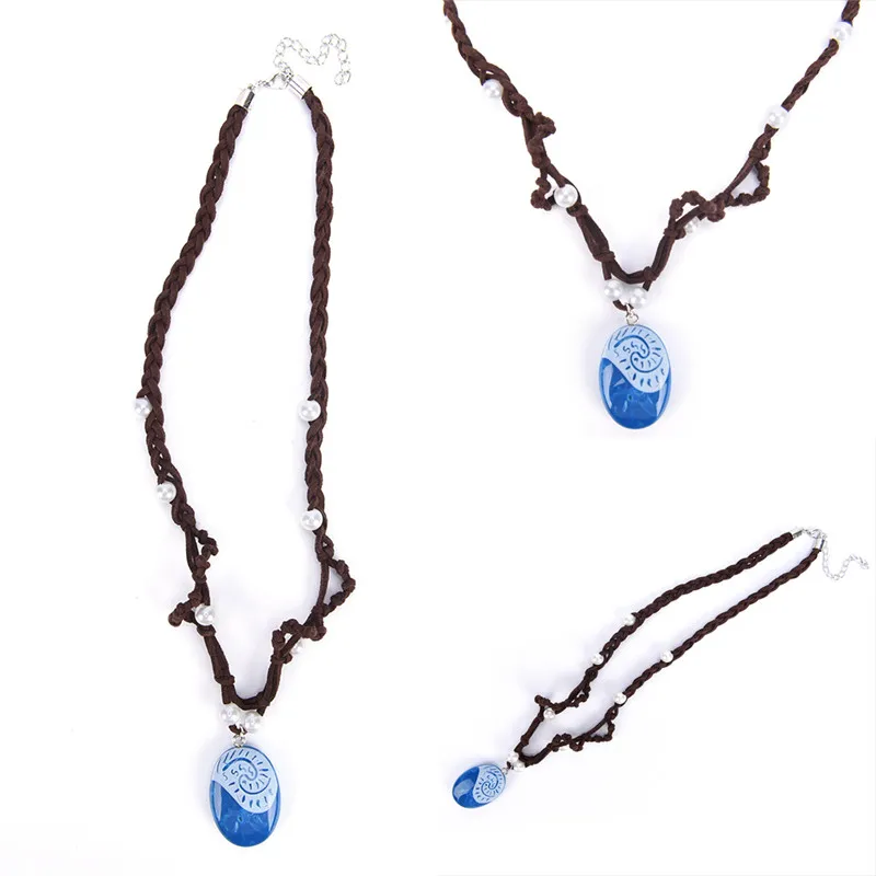 

Animie Movie Polynesia princess Moana necklace Cosplay Pendant Plastic Necklace Fashion Accessories
