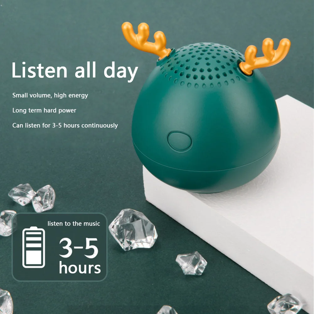 Портативный беспроводной динамик AUX стерео музыкальный аудио Громкоговоритель