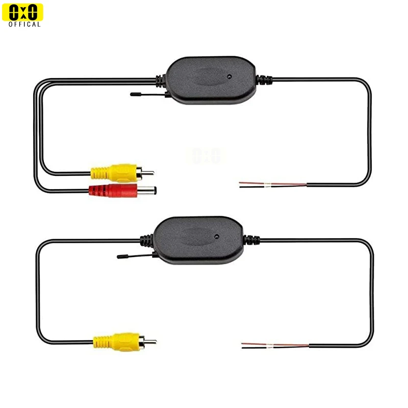 

RCA Video 2.4GHz Wireless Transmitter and Receiver for RV Bus Rear View Backup Camera Monitor System 12V/24V for Rverse Camera
