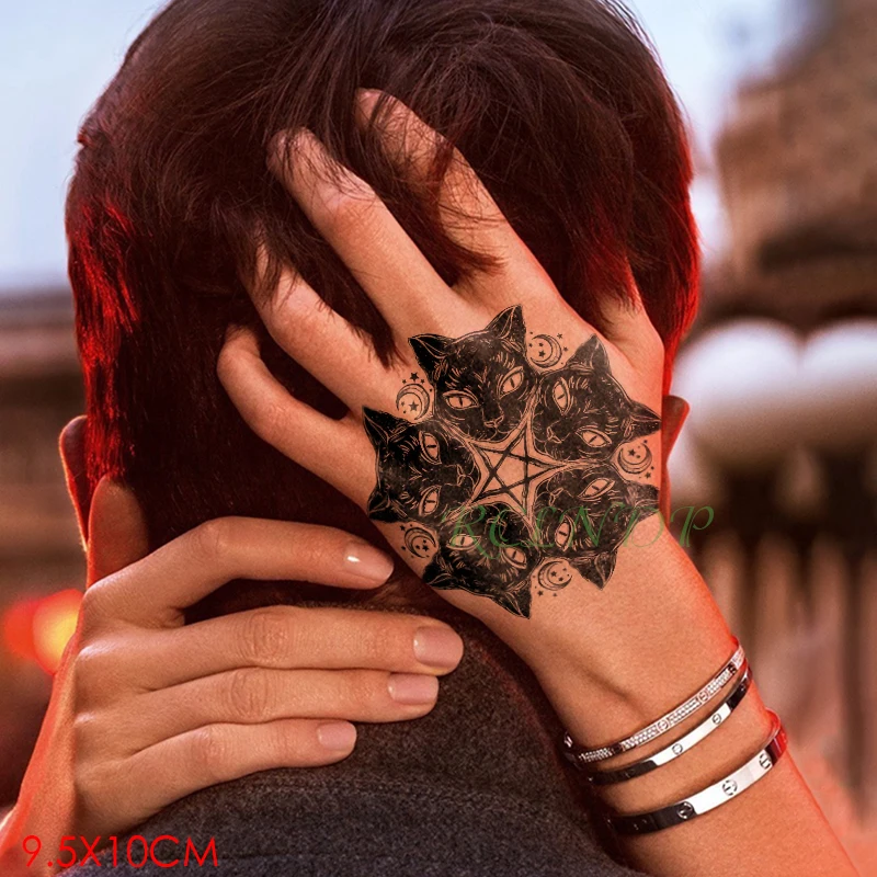 Waterproof Temporary Tattoo Sticker Angry Orangutan Monkey Fake Tatto Flash Tatoo Back of Hand Foot Tatouage for Girl Women Men | Красота и
