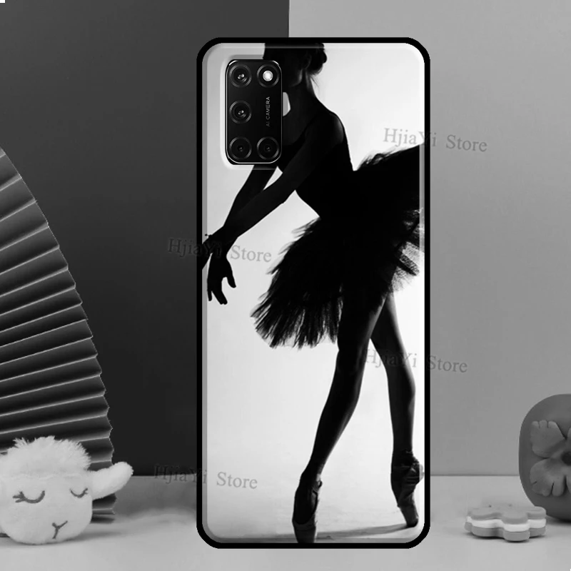 Балерина девочка танец балет высококачественный защитный чехол для OPPO A52 A72 A92 A83