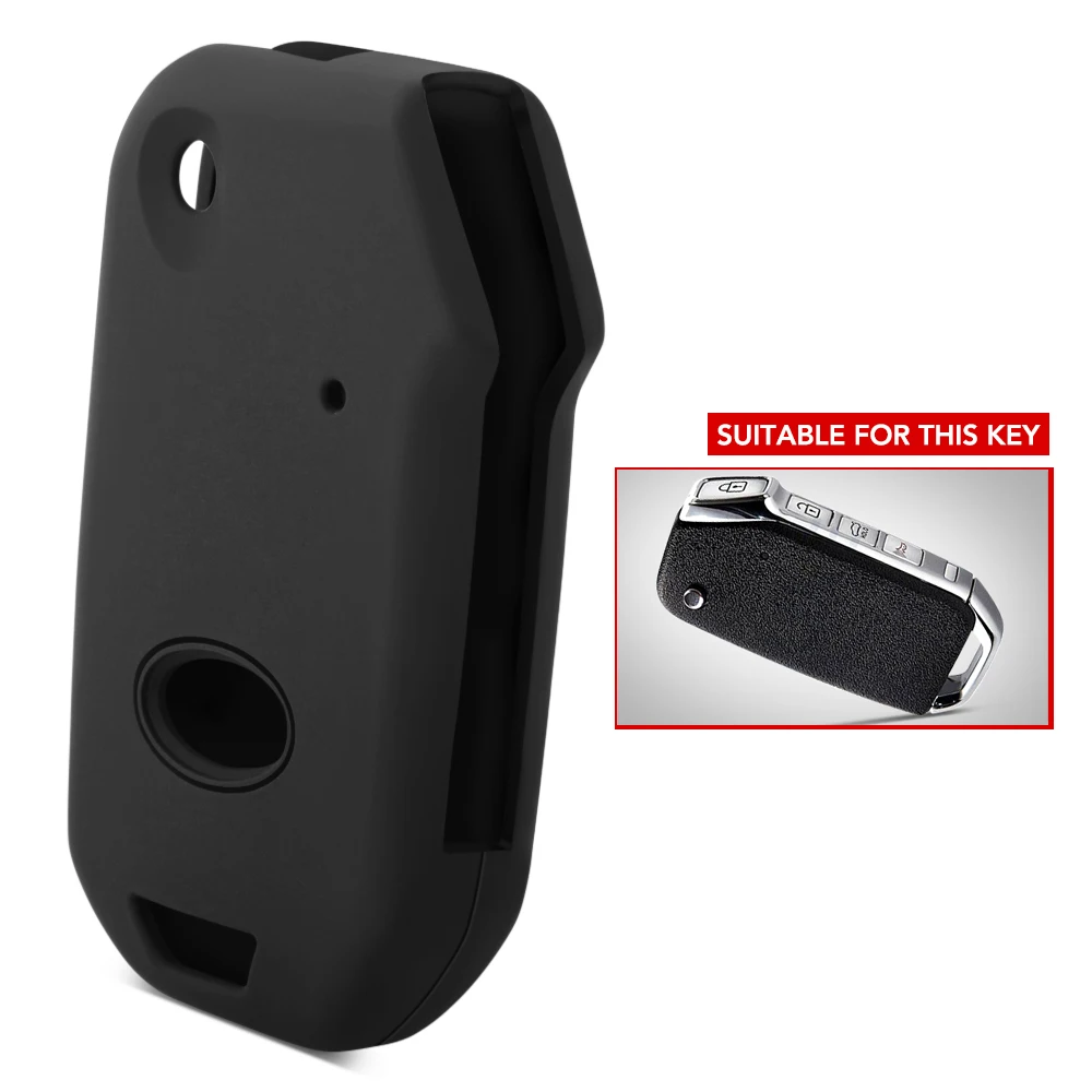 Силиконовый чехол для автомобильных ключей Kia Sportage R Stinger Ceed CD Sorento Cerato Forte 2017 2018 2019