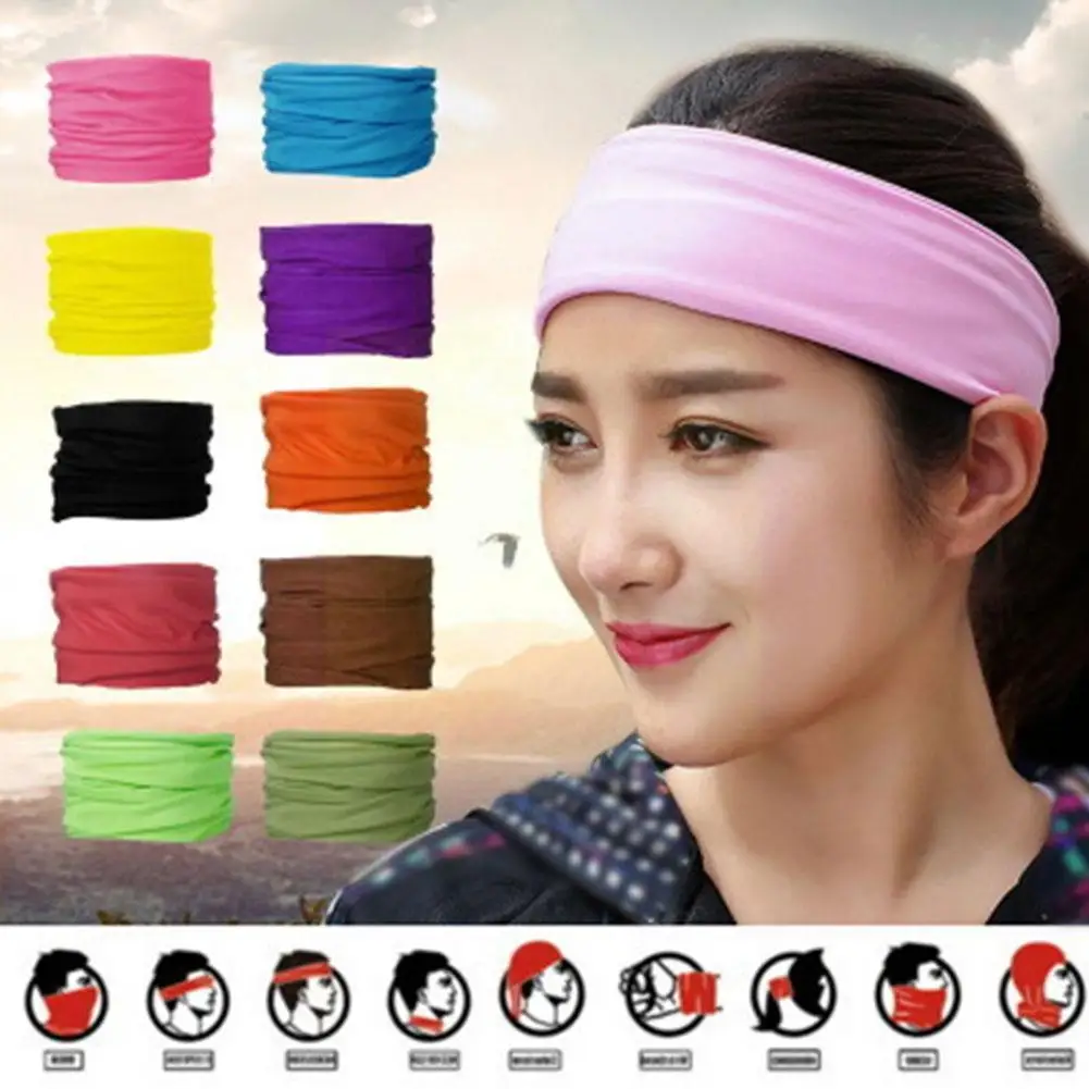 

12colors Summer Hiking Face Bandana Men Tube Scarf Half Cover Gaiter Neck Warmer Cycling Running For Outdoor Spor X3h6