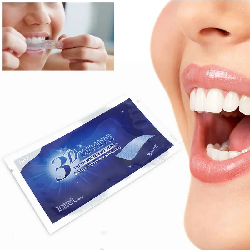 3D белый гель отбеливающие полоски для зубов набор отбеливания необходимые