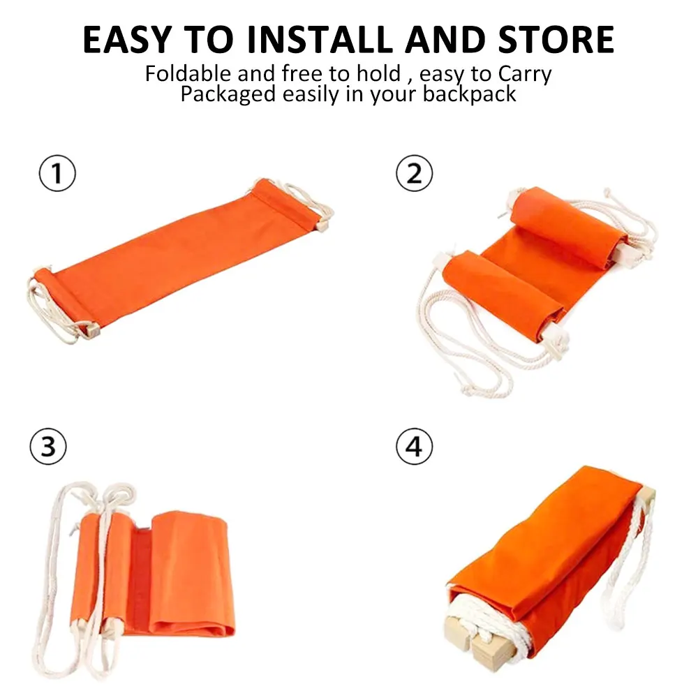 

Portable Foot Hammock Lazy Casual Desk Rest Foot Put Feet Swing Footrest Outdoor Rest Office Tables Leisure Home Garden Camping