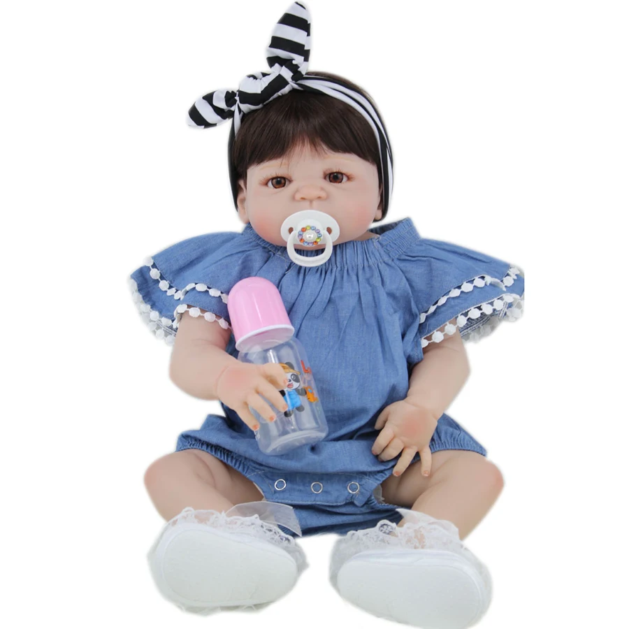 Кукла реборн силиконовая 55 см 22 дюйма|princess baby doll|reborn dollreborn doll toy |