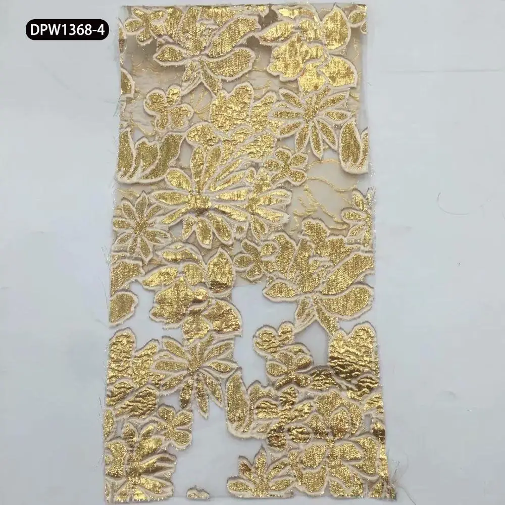 Milylace red color Jacquard lace fabric 2019 NEW floral embroidery Nigerian organza fabrics 5 yards for Christmas DPW1368 | Дом и сад