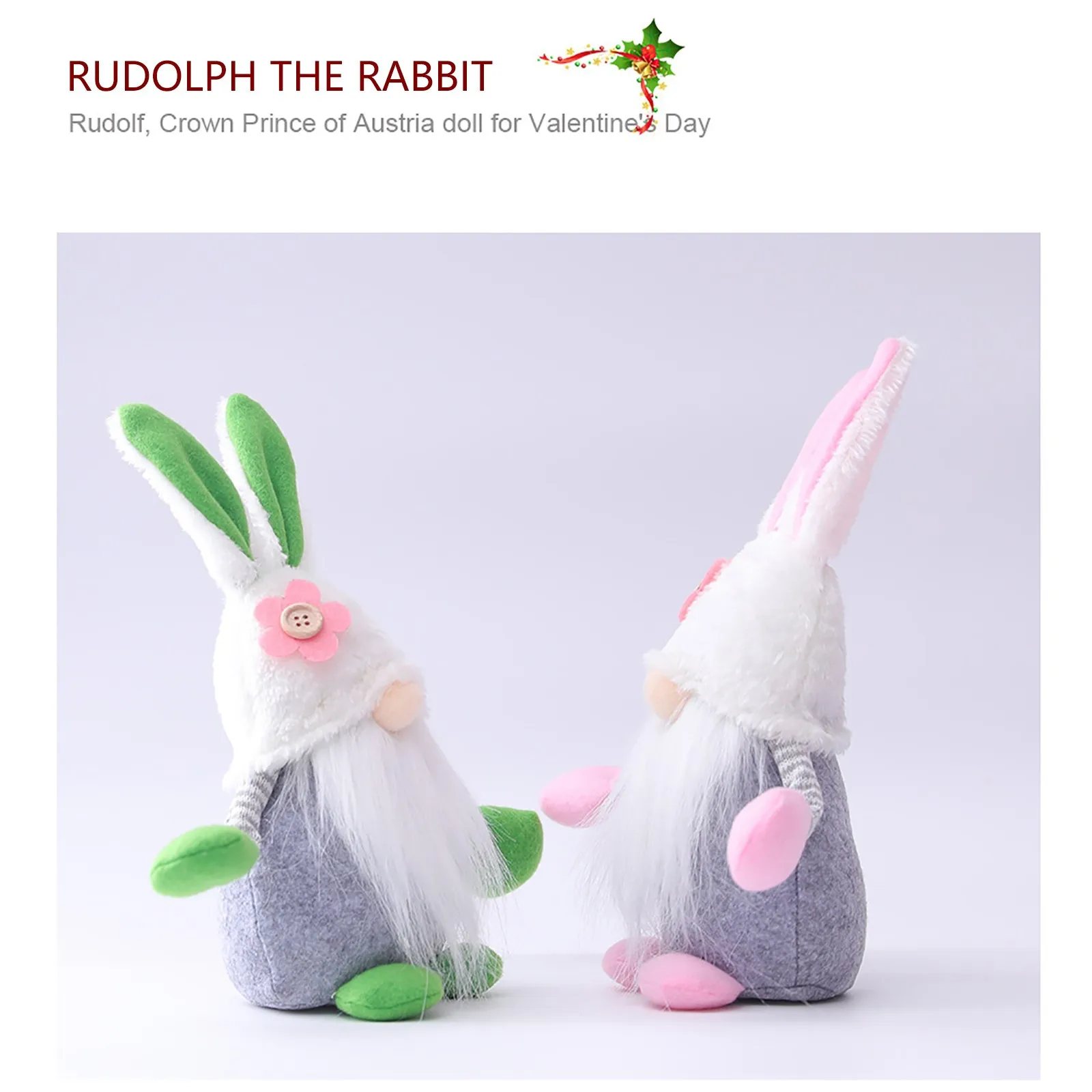 

Carrot Shape Easter Bunny Flower Faceless Gnomes Doll Plush Toy Ornaments Home Decoration Party Decorations Kids Toys HOT#4