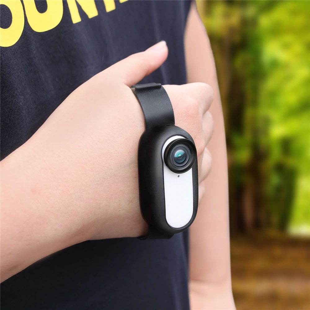 Camera Strap Silicone Protective Cover For Insta360 GO 2 Wristband Palm Backpack Stripe Bicycle Cat Collar Accessories | Электроника
