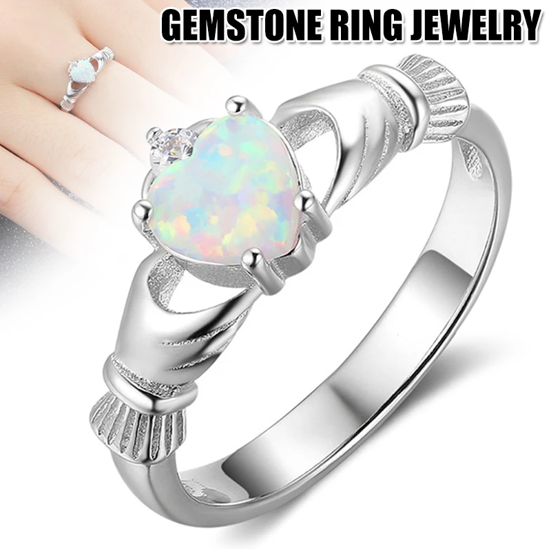 Горячая Распродажа обручальное кольцо в форме сердца свадебные наборы с белым