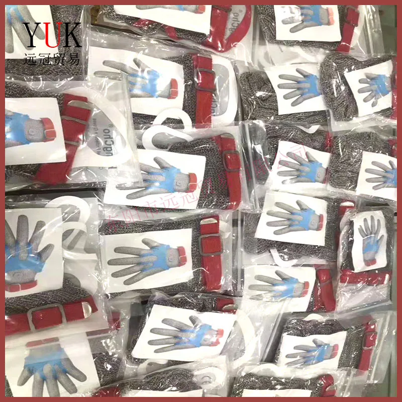 

Anti cutting steel wire gloves labor protection special soldiers stainless steel wire gloves slaughtering meat cutting gloves