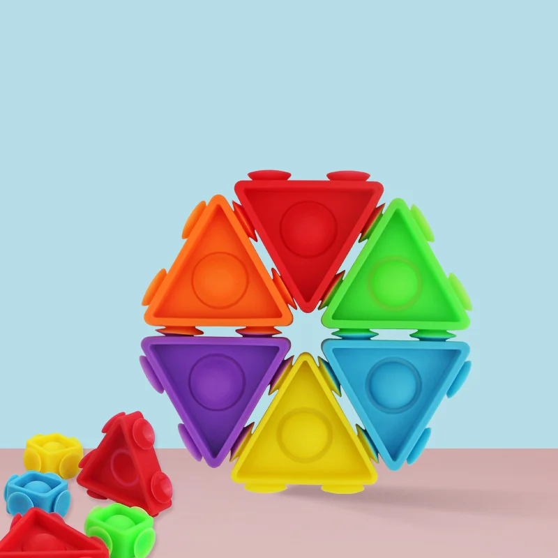 Мягкие силиконовые строительные блоки сделай сам присоска Обучающие игрушки для