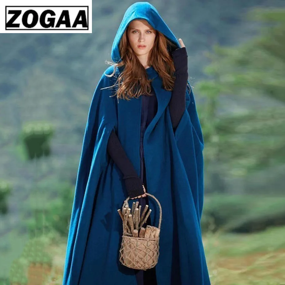 ZOGAA зимний женский плащ высокое качество дизайнерский Ретро стиль толстый с