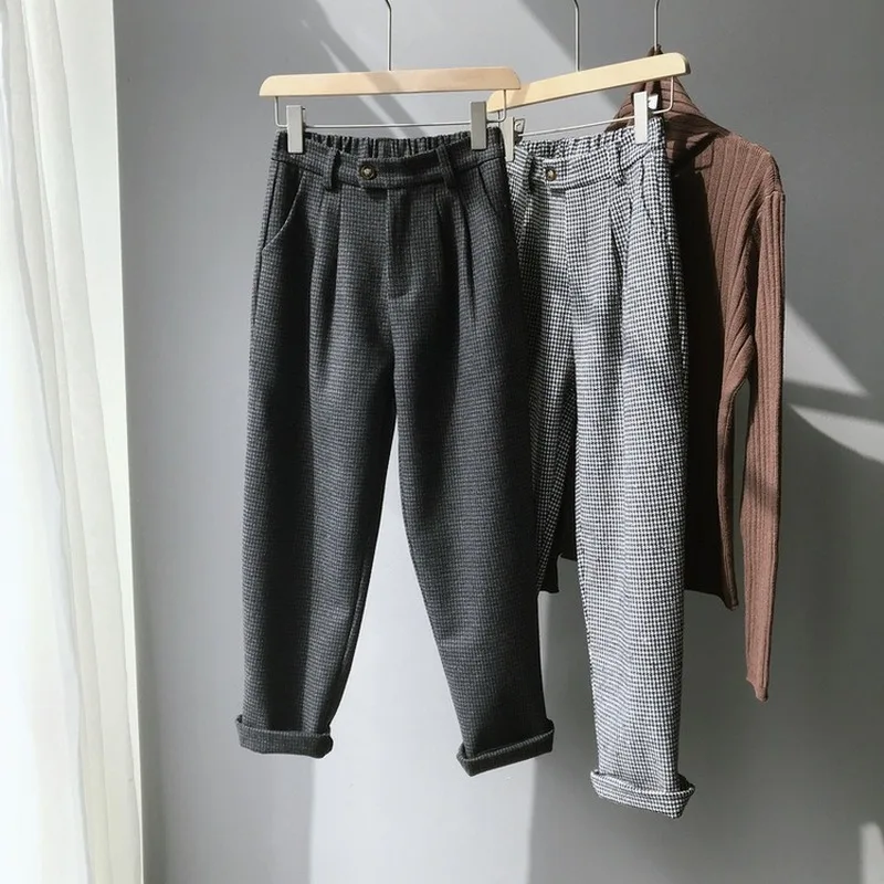 Женские клетчатые брюки со вкусом Гонконга с рисунком тысяч птиц для маленьких