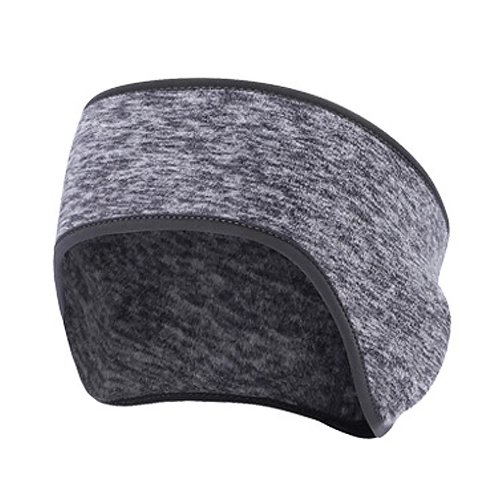 

Флисовая Повязка на голову с защитой ушей для конского хвоста, для улицы, для зимнего велоспорта, лыжного спорта, теплый ободок для волос