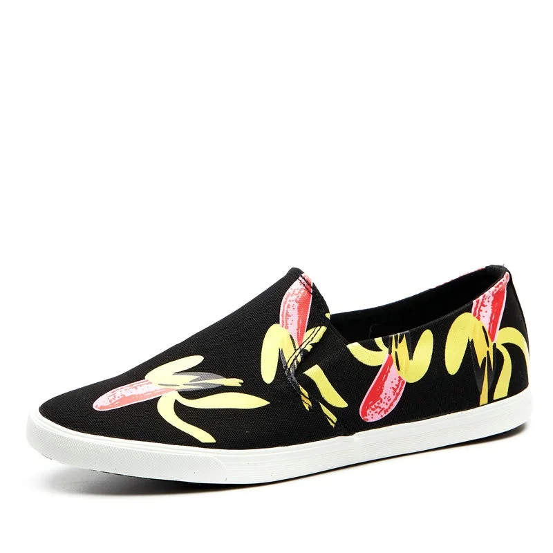 

Summer Lightweight Men's Loafers Pedal Floral Fabric Slip on Men's Casual Shoes Fashion Mens Breathable Sneakers