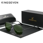 Солнцезащитные очки KINGSEVEN в винтажном стиле для мужчин и женщин, поляризационные круглые солнечные аксессуары в стиле стимпанк, ретро