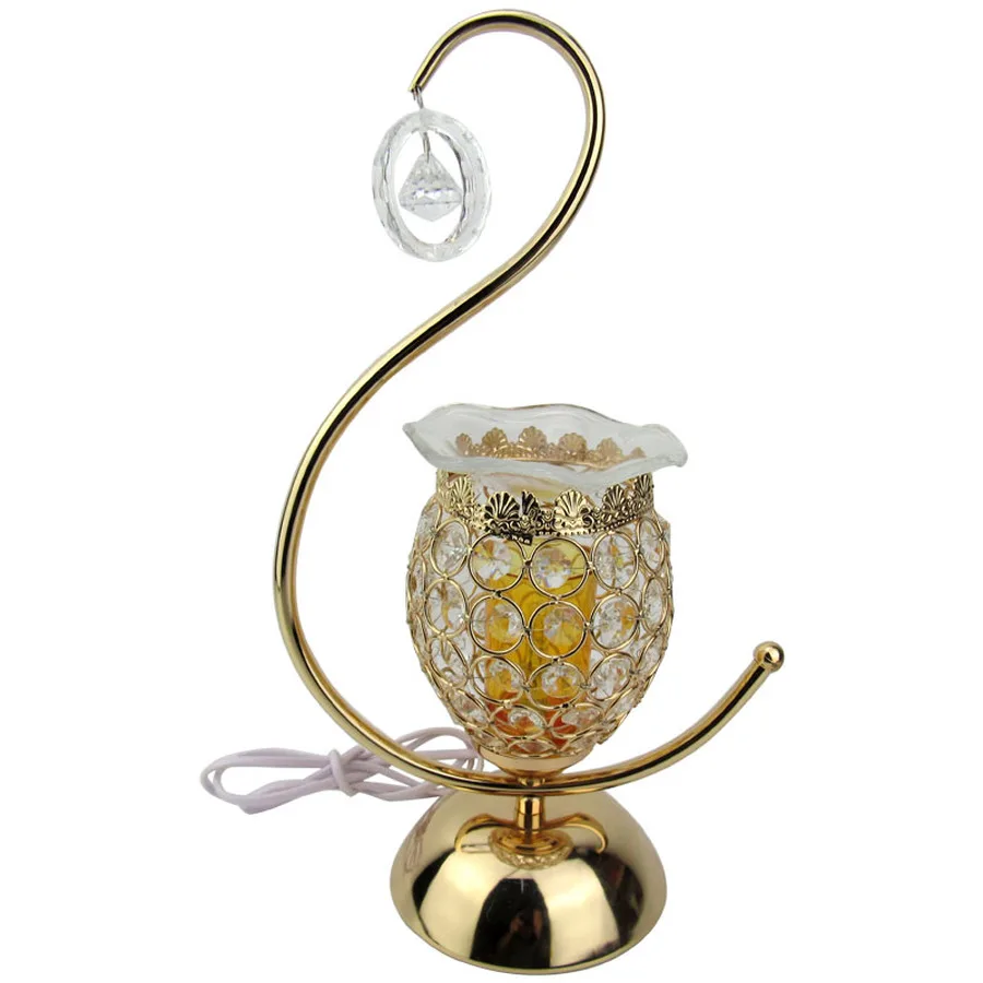 

Incense Burner Metal Home Decor Oil Warmer Air Freshener for Homes Essential Oil Ceramic Burner Fragrance Oil Lamp 2019 II50XXL