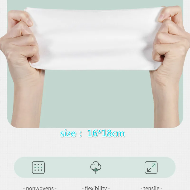 Cotton Disposable Face Towel Makeup Remover Wipes Facial Tissue Portable Washcloth Beauty Skin Care Paper Towels | Дом и сад