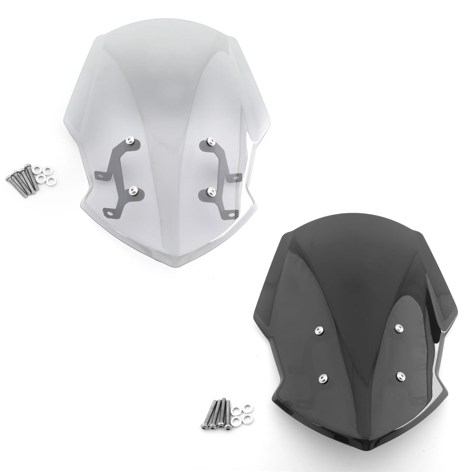 

Artudatech ABS Plastic Windshield WindScreen With Bracket For Yamaha FZ MT 07 MT07 2018 2019 Accesories