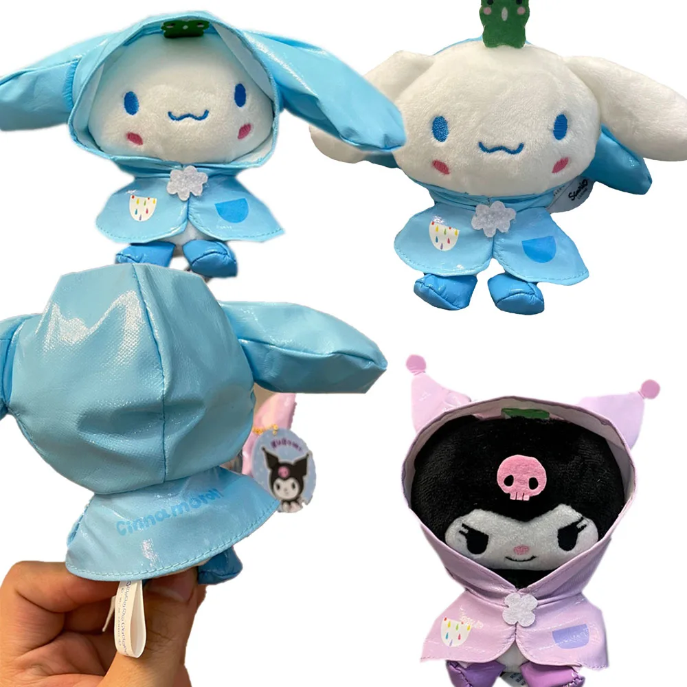 

My Melody Kuromi Sanrio Cinnamoroll Mackintosh Soft Plush Toy for Kids Cinnamon Anime Kawali Dogs Travel Travel