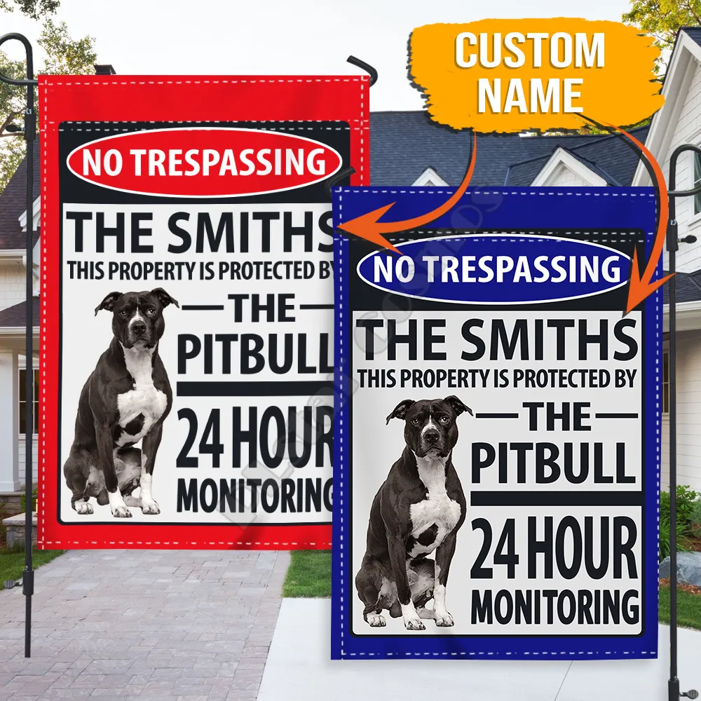 

Персонализированный флаг без ограничений, это свойство защищено, флаг питбуля, украшение дома, двусторонняя печать