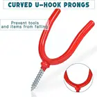 15 шт. сверхмощные настенные крючки для гаража, настенный органайзер для хранения, велосипедные инструменты, подвесная вешалка, крючок