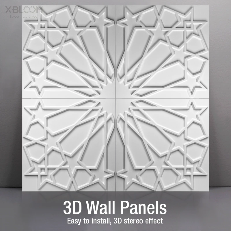 30x30 см Арабская Исламская мусульманская Звезда Декор Луны исламский Рамадан