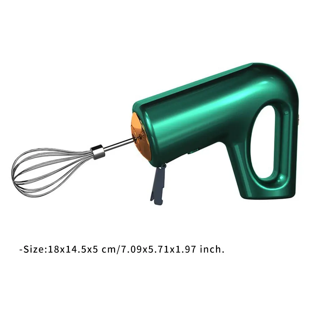 

Electric Egg Beater Stainless Steel Coffee Milk Foam Frother Automatic Handheld Portable Fruit Juice Whisk Tool For Kitchen