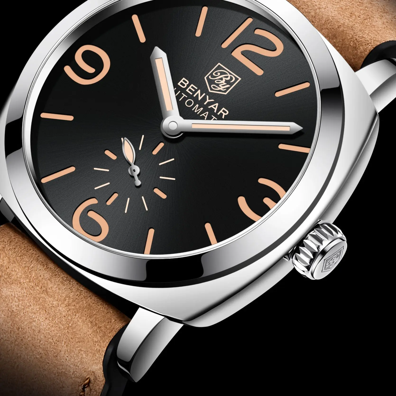 

New Top Brand Luxury Men's Automatic Mechanical Watches Mens Watches waterproof Men WristWatch Military Reloj Hombre 2021
