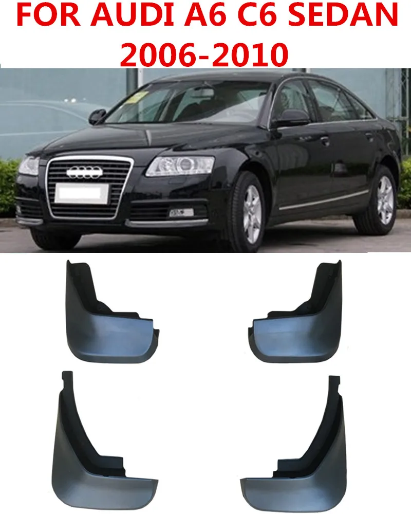 AUDI A6 C6 2006-2011 Автомобильные Брызговики для AUDI A6 C6 C7 2005- Брызговики крыло брызговиков - Цвет: AUDI A6 C6 2006-2011