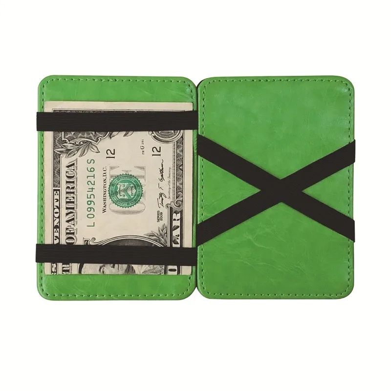 Высококачественный ультратонкий маленький мужской волшебный кошелек Маленький